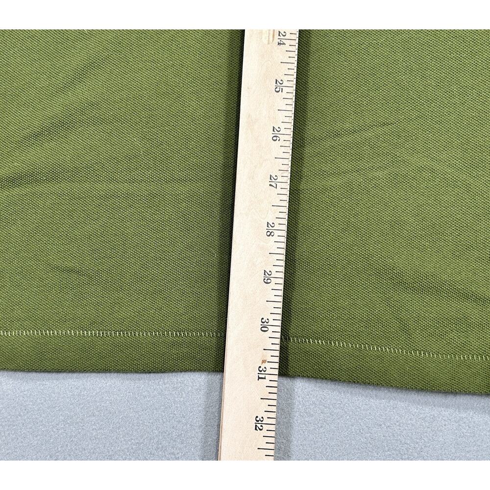 Eddie Baurer Men T2XL Short Sleeve 100% Cotton Olive Army Green Polo Golf Shirt - Picture 9 of 10